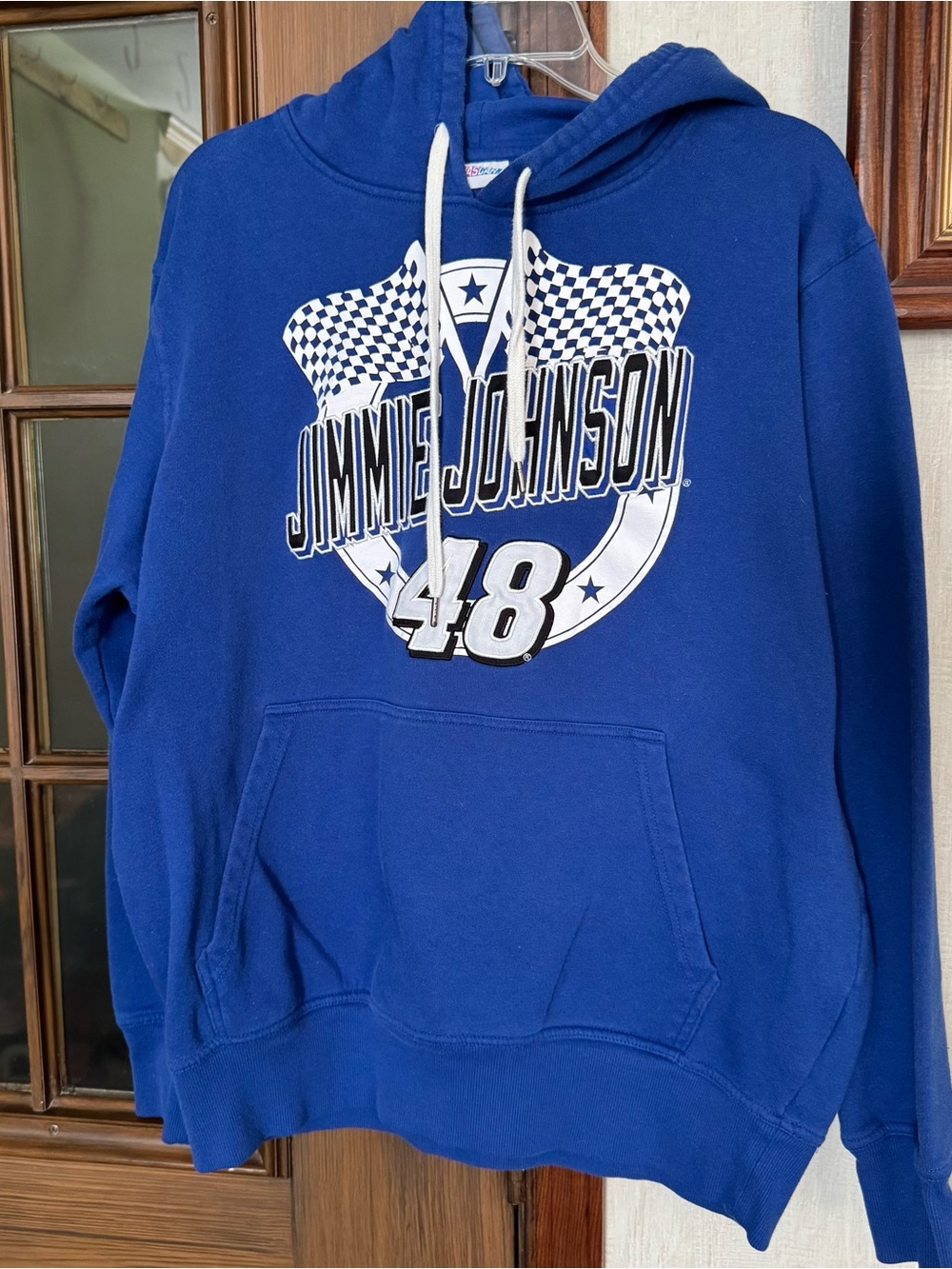 Nascar Jimmie Johnson 48 Blue Crewneck Hoodie